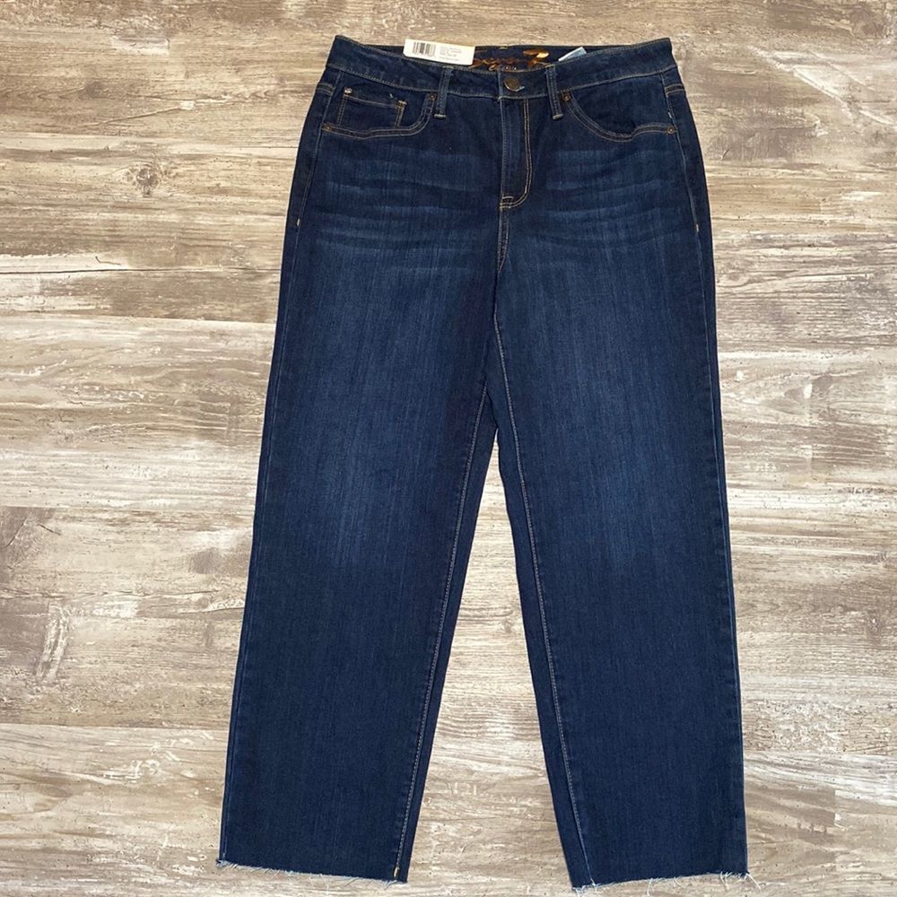 Seven7 Jeans Cropped Straight Leg Women’s Size 8
